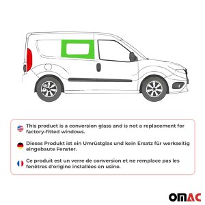 RAM PROMASTER CITY Front Side Fixed Glass - Front Right - Omac - L1/L2 - Galaxy - 2015 RAM PROMASTER CITY Front Side Fixed Glass - Front Right - Omac - L1/L2 - Galaxy - 2015